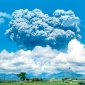 Un’immagine della nube ardente prodotta dall’eruzione del vulcano Pinatubo, nelle Filippine, avvenuta nel 1991.