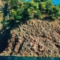 Ofioliti dell’Appennino in affioramento lungo la costa ligure, presso Levanto.