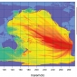 Propagazione del maremoto generato dal terremoto del Cile del 2010.