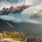 Panorama sulla Valle del Bove, sulle pendici dell’Etna.